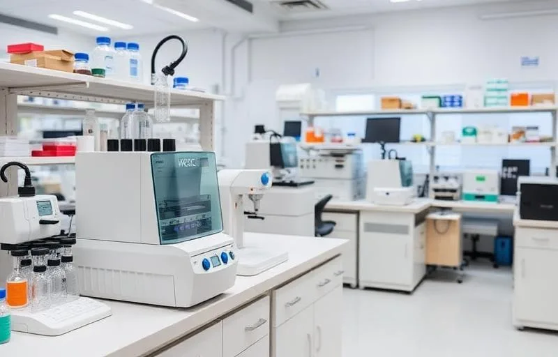 In-process control laboratory — GMP analytical testing Amogen